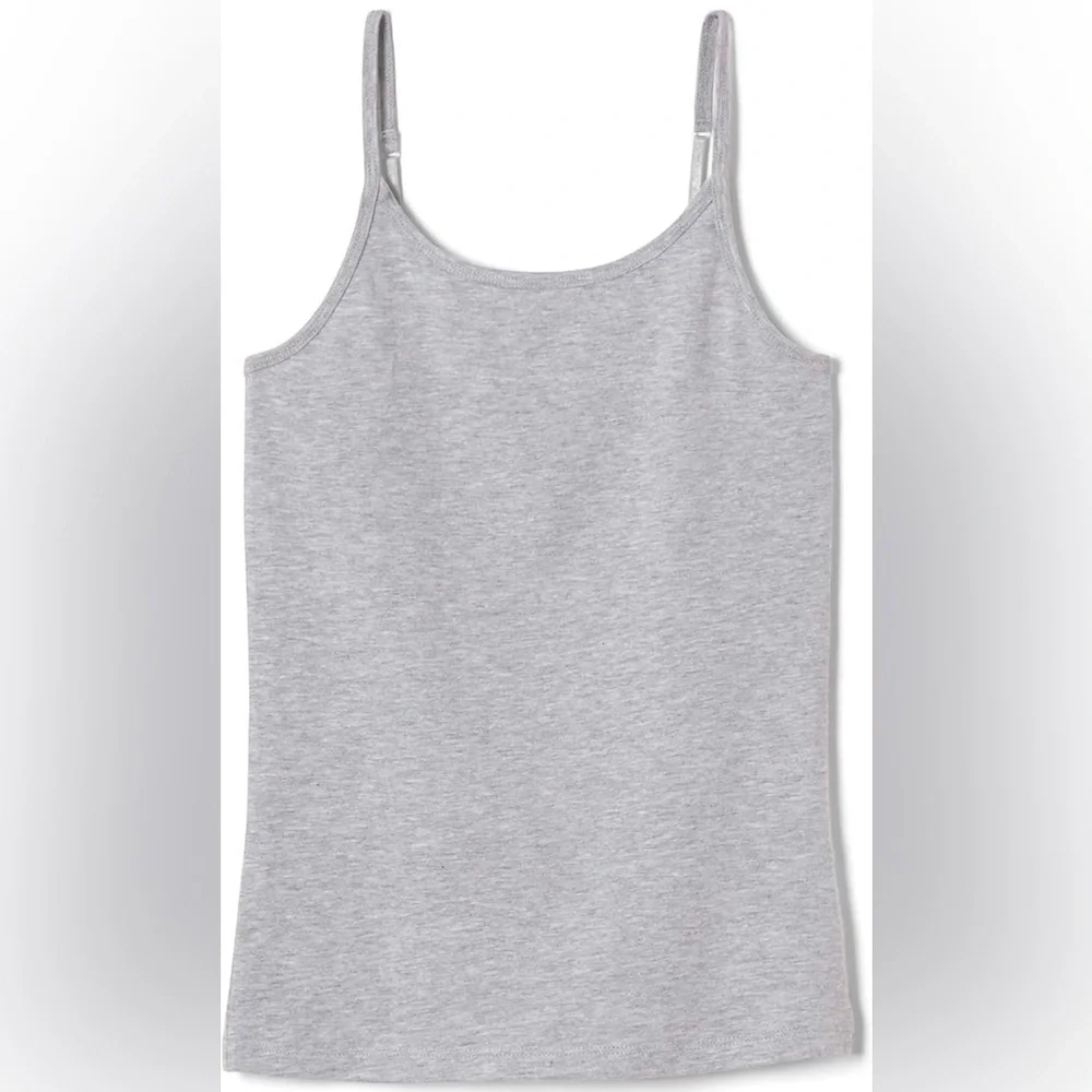 French Toast Girls' 2-Pack Basic Cami Tops | Color Gray | Size L(10) | (G3)